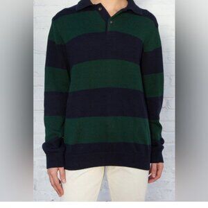 Brandy Melville Katiana Sweater Green Blue One Size